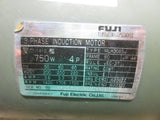 FUJI 3 PHASE PUMP MOTOR 750W 4P MLH3085J SOS-13 NO 039116 MAKINO EDM