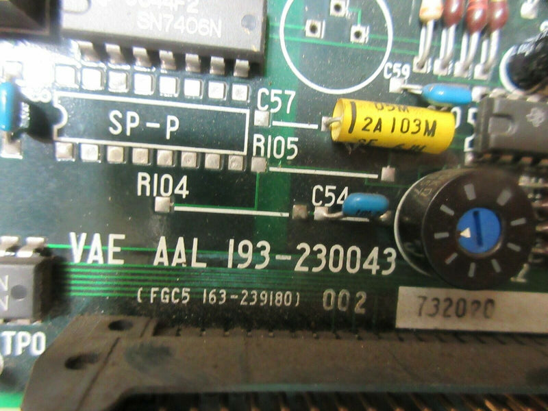 NEC CIRCUIT BOARD VAE AAL 193-230043 FGC5 163-239180 732020 163-269296