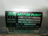TS METALS HYDRAULIC OIL MOTOR PUMP TS-400TMT-22R EM-FA7 KITAMURA 2B CNC MILL