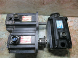YASKAWA AC SERVO MOTOR USAFED-20FB2 NO ENCODER INCLUDED LOT OF 3 PIECES