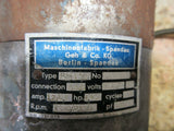 MASCHINENFABRIK SPANDEU CEWE DISH QUIK PM1 1/2 MK 316S 16A CHARMILLES EDM PUMP