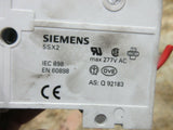 SIEMENS MOTOR STARTER 5SX21 C8 230/400V Q4 5SX2