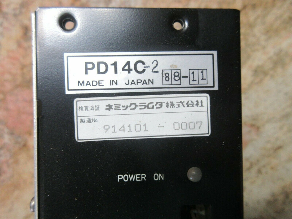 MITSUBISHI EDM ELCO POWER SUPPLY UNIT PD14C-2 88-11 914101-0007