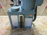 SHOWA OIL LUBRICATOR TANK PUMP YMAS 6 5 3~6 983 3P MORI SEIKI SL-0 CNC LATHE