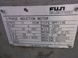 FUJI 3-PHASE SPINDLE MOTOR MPF1136 A 132M CNC MPF1136A MIYANO JNC-60 CNC LATHE