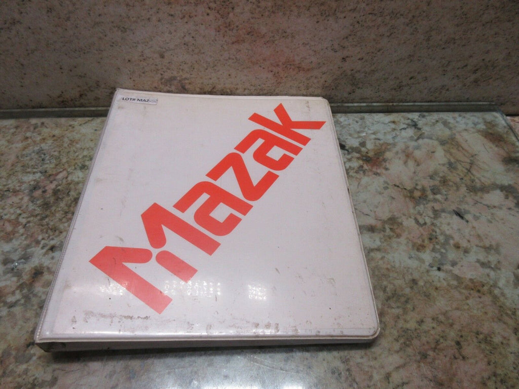MAZAK OPERATING MANUAL MAZATROL M-32 PARAMETER LIST PARAMETERS