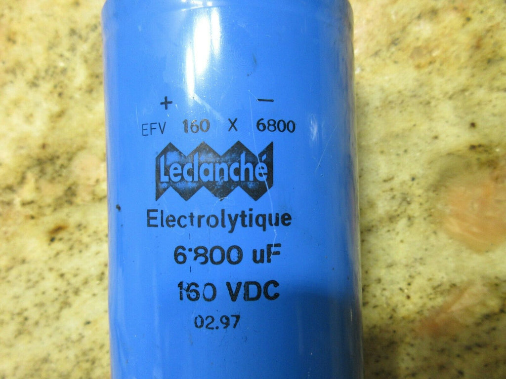 LECLANCHE CAPACITOR ELECTROLYTIQUE 6800 UF 160VDC 02.97 EPV 160 X 6800