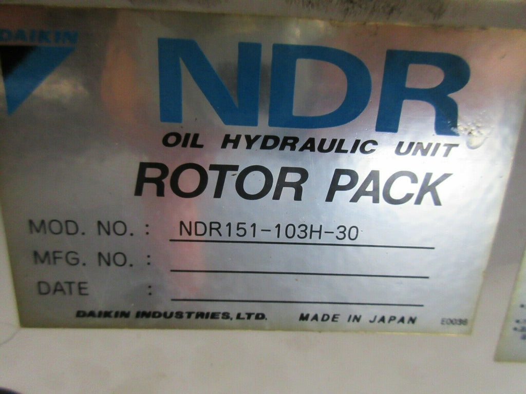 Ndr Rotor Pack NDR OIL HYDRAULIC ROTOR MOTOR NDR151-103H-30 PUMP RP15A1-22-30-004 SYS ...