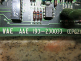 NEC CIRCUIT BOARD VAE AAE 193-230033 CPG2 6X2003 193-250033 MAKINO EC-3040N EDM