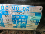NIPPON ELECTRIC DC SERVO MOTOR S5020 LMA-250BM-S3 WARRANTY EACH 1