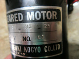 SAWAMURA DENKI D.C. GEARED MOTOR MM40 C4-H3-25 DC24V NO.C3 EACH 1