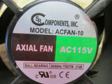 SR COMPONENTS INC AXIAL FAN MODEL ACFAN-10 AC115V