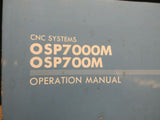 OKUMA OSP7000M OSP700M OPERATION MANUAL 3754-E CNC EACH 1