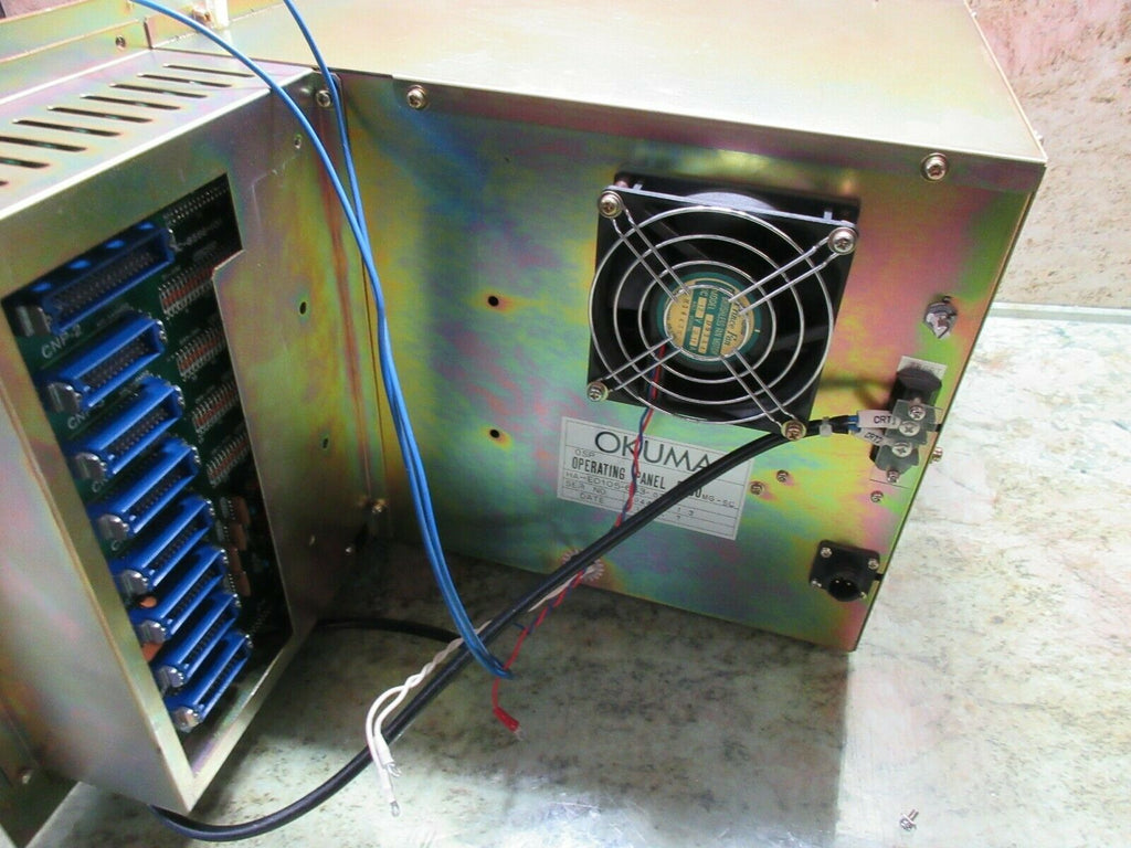 OKUMA OPERATING PANEL MONITOR DISPLAY OSP5000M-G HA-E0105-653-026 MC-5VA CNC
