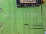 CLOOS ENGINEERING SA CIRCUIT BOARD 033.53.79.00 CNC