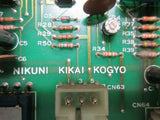 NIKUNI KIKAI KOGYO CIRCUIT BOARD RDH0801 WWCI GC 585 HAMASONIC