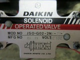 DAIKIN SOLENOID VALVE MOD NO JSO-G02-2NA-20-D 21 21 V MORI SEIKI TL-5 EACH 1