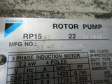 NDR OIL HYDRAULIC ROTOR MOTOR NDR151-103H-30 PUMP RP15A1-22-30-004 SYSTEM WARNTY