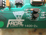 88 FADAL CIRCUIT BOARD 1400-2A V91.2B-2 1295 1610-0 WARRANTY