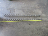 MAZAK H-400 CNC HORIZONTAL MILL CHIP AUGER 65" X 3" INCH EACH 1