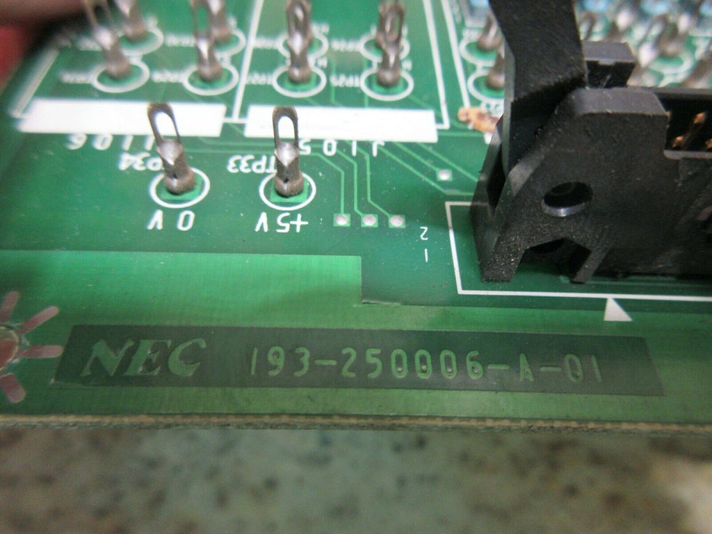 NEC CIRCUIT BOARD 193-250006-A-01