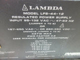 NEMIC LAMBDA REGULATED POWER SUPPLY MODEL LFS-44-12 CNC EDM