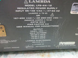 NEMIC LAMBDA REGULATED POWER SUPPLY MODEL LFS-44-12 CNC EDM