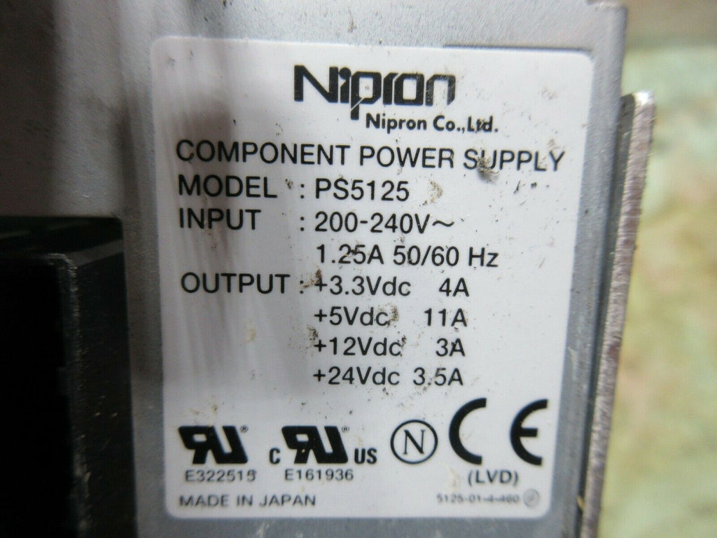NIPRON POWER SUPPLY MODEL: PS5125 WARRANTY