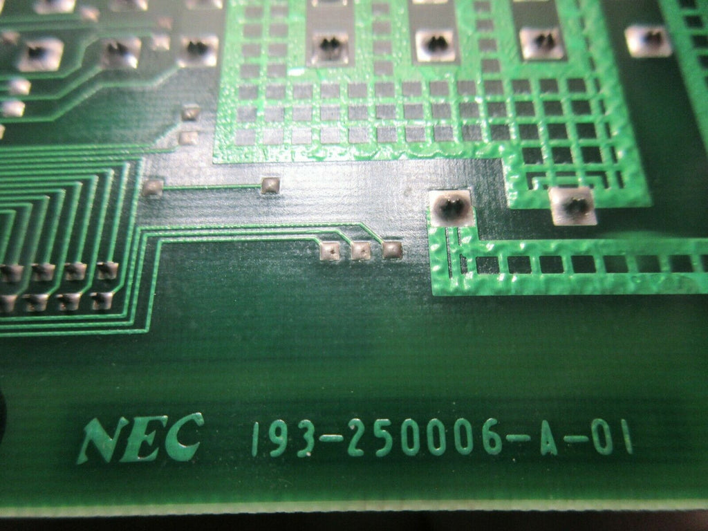 NEC CIRCUIT BOARD 193-250006-A-01