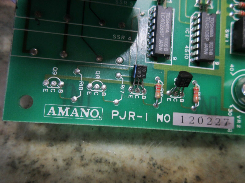 AMANO CIRCUIT BOARD PJR-1 NO.120227