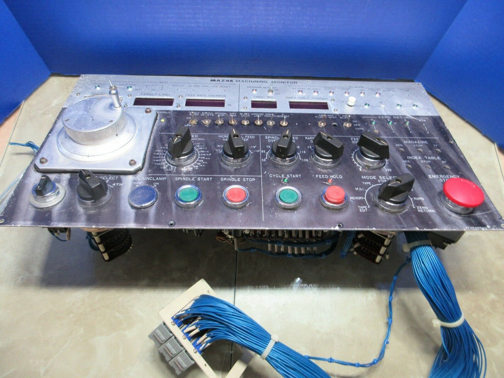 MAZAK V-12-B CNC FANUC MILL OPERATOR CONTROL PANEL 4746205401 A860-0200-T011