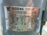 YASKAWA COOLANT PUMP YFPC-18DJF 0.18KW 21" NO. 6206ZZ MORI SEIKI SL1 EACH 1