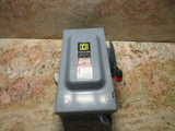 SQUARE D HEAVY DUTY ENCLOSED ELECTRICAL BOX H362 F1 60 TYPE 1 OKUMA MC-4VB