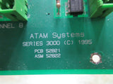 ATAM SYSTEMS 3000 PCB 52821 52822 SERIES BOARD