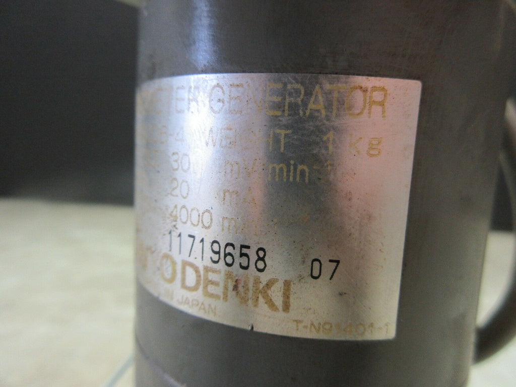 SANYO DENKI SPINDLE MOTOR ENCODER DC TACHOMETER GENERATOR 104-8006-4 11719658