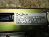 OKUMA MC-4VA CNC MILL OSP5000M MAIN OPERATOR PANEL E5406-019-099-1 E0189-653-014