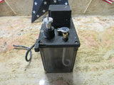 SHOWA CNC VERTICAL MILL LATHE LUBRICATION TANK PUMP SYSTEM UNIT LUBE OIL